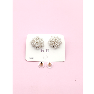 ต่างหูลูกปัดโบฮีเมียนขายส่ง ขนาด 15 มม. ทำมือ ตัวเรือนสแตนเลส สำหรับผู้หญิง เหมาะสำหรับงานแต่งงานและงานปาร์ตี้ - Product Image 5