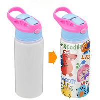Gobelet isotherme moderne en acier inoxydable de 12 oz pour sublimation, avec couvercle et poignée, pour boissons chaudes, idéal pour les voyages et les enfants - Stock USA