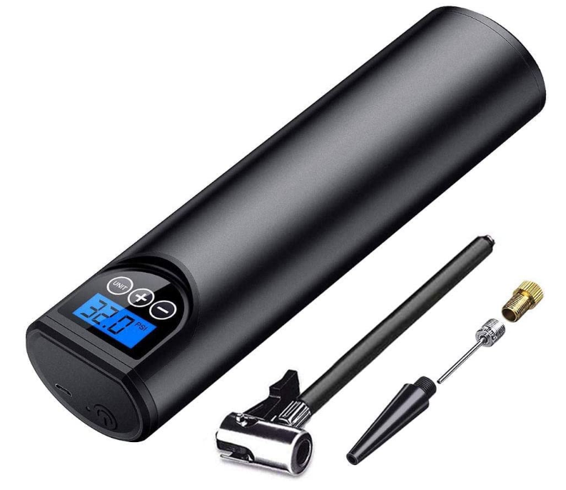 Электрический автомобильный велосипед мотоцикл воздушный насос 12 В 150psi перезаряжаемый насос для шин мини беспроводной компрессор Цифровой насос