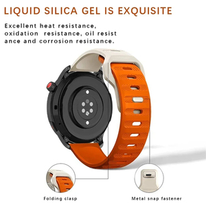 <span class=keywords><strong>Correa</strong></span> de Silicona para Reloj, Quickfit de 20 mm, <span class=keywords><strong>Correa</strong></span> Deportiva de 22 mm para Relojes Samsung Galaxy Watch 7 <span class=keywords><strong>6</strong></span> 5 Pro 4 3 - Product Image 3