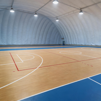 Sol sportif en plastique écologique haute densité Runsure, à poser directement sur le béton, pour salle de basket-ball, certifié EN 14904
