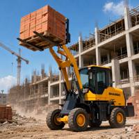 1,5-Tonnen-Radlader 932 Kompakter Frontlader mit Yunnei 42kW Motor, 3,2m Ausfahrhöhe, Kleiner Achsantrieb, Luftbremse, Payloader