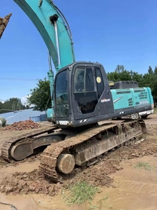 Excavatrice sur chenilles d'occasion Kobelco SK350 35T, fabriquée au Japon, en excellent état, avec brise-roche, certifiée CE - Vente Flash - Product Image 3