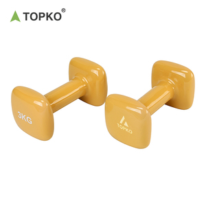 Topko Trong Kho Chất Lượng Cao Vàng Đúc Sắt + Pvc Nhà Tập Thể Dục Vuông Quả Tạ 3Kg - Product Image 1