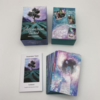 Cetak Kustom Grosir Kartu Tarot Original 12x7cm 78 Kartu dengan Buku Panduan