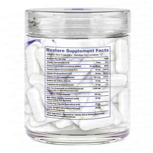 RESTORE Nach-Alkohol-Hilfe: Wieder Besser Fühlen, Leberunterstützung, Bio-Nahrungsergänzungsmittel, 36 Kapseln, Mariendistel, Weintee, für Erwachsene - Product Image 2