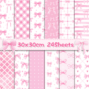 Huancai 24 pièces <span class=keywords><strong>rose</strong></span> arc Scrapbook <span class=keywords><strong>papier</strong></span> Double face bricolage artisanat <span class=keywords><strong>papier</strong></span> pour emballage cadeau Photo Album décor fournitures de fête de mariage - Product Image 1
