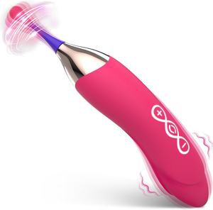 Vibrador Dildo Silencioso com <span class=keywords><strong>7</strong></span> Funções de Alta Frequência, Estimulador Anal, Clitoriano e de Mamilo, Vibrador para Ponto G - Product Image 1