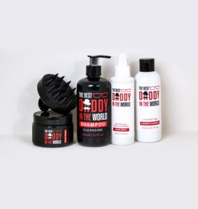 Coffret Cadeau Fête des Pères Personnalisé avec Logo OEM <span class=keywords><strong>Olivee</strong></span> OLV-HC002 – Kit de Soins Capillaires Rafraîchissant et Contrôle du Sébum pour Hommes : Shampoing, Après-Shampoing et Brume Capillaire - Product Image 3