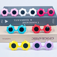 18 pouces poupée salon accessoires pour poupées lunettes en forme de tournesol lunettes de décoration pour animaux de compagnie jouet poupée lunettes de soleil