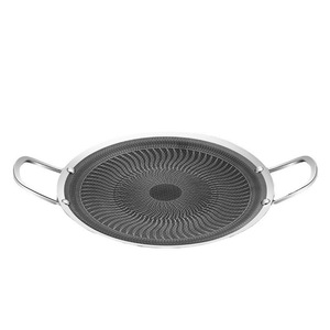 Piastra per Barbecue Coreano in Acciaio Inox per Esterni, Fornello a Induzione 410, Stile Campeggio, Piastra per Barbecue Domestica a Cassetta - Product Image 1