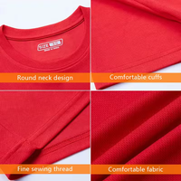 Camisetas Lisas para Sublimación al por Mayor, 100% Poliéster, de Secado Rápido, Tipo Malla, para Sublimación