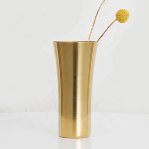 Stainless Steel Cup Flower <b>Vase</b> High Quality Hot Selling Handmade New Trendy Home <b>Decor</b> <b>Vase</b> - Product Image 1