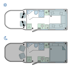 Autocaravana de <span class=keywords><strong>Lujo</strong></span> Nueva de Fábrica 4X4, Fabricada en China, con Carrocería de Fibra de Vidrio, para Acampar y Vivir en Casa - Product Image 4