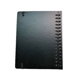 Cuaderno de cuero PU con espiral <span class=keywords><strong>oculta</strong></span>, cuaderno de tapa dura con banda elástica e índice interno, venta al por mayor - Product Image 1