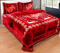 Couverture en Raschel double épaisseur sur mesure en usine, 3 pièces/5 pièces/10 pièces, 3-8 kg, 220*240 cm, taille King, 2 épaisseurs, épaisse, chaude, couvertures en fourrure de vison coréenne