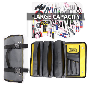 2026 ProMid Series Modular <b>Tool</b> Storage Bag Waterproof Roll-up Wrench <b>Tool</b> Pouch Customizable OEM ODM 15-19 Pockets 600D - Product Image 1