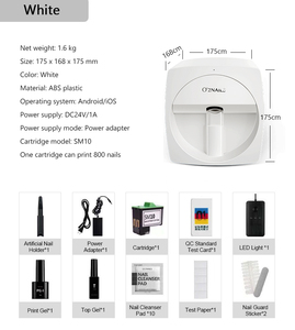 Machine à manucure électrique professionnelle O'2NAILS, imprimante à ongles portable H1, conçue pour le nail art - Product Image 5