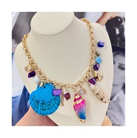 2024 unisexe à la mode Vintage en alliage de cuivre tour de cou chaîne pendentif collier nouveauté mode pour femmes enfants fête Couples