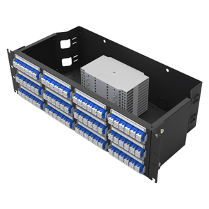 1U trung tâm dữ liệu LC SC FC <span class=keywords><strong>TC</strong></span> sợi quang Patch Panel 48/96 lõi MTP MPO Rack mount ODF 5g Đen 3-năm bảo hành - Product Image 2