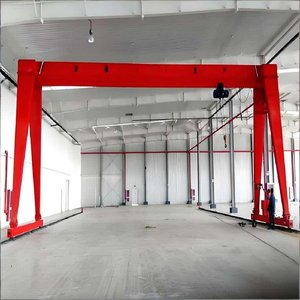 Factory Price MH Span 3 Meters Lifting 15 Single Beam Crane With Hoist Superior Stability Classic "A" <b>Frame</b> Support Structure En - Product Image 1
