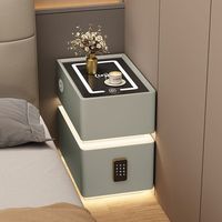 Table de chevet intelligente ultra-étroite au design flottant, moderne et haut de gamme, avec rangement intégré, pour chambre principale – Vente directe usine