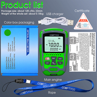 Testeur de fibre optique rechargeable trois-en-un BYXGD AUA-MC7 avec puissancemètre optique LED pour utilisation FTTX