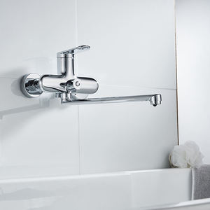 VENTE FLASH Robinet de douche moderne en laiton chromé à poignée unique et double fonction, modèle LEBED LBD-6104102-30E, par le fabricant de sanitaires de Zhejiang - Product Image 2