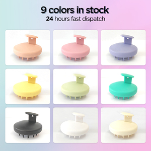 Oferta Especial Masajeador de Cuero Cabelludo Personalizado de Silicona Resistente al Agua para Crecimiento del Cabello Cepillo Exfoliante para Champú - Product Image 5