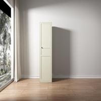 Armoire de rangement étroite Gap Storage, 400 mm de large, en métal, meuble de maison, 1948 mm de haut, placard à vêtements à porte simple, unité de rangement étroite