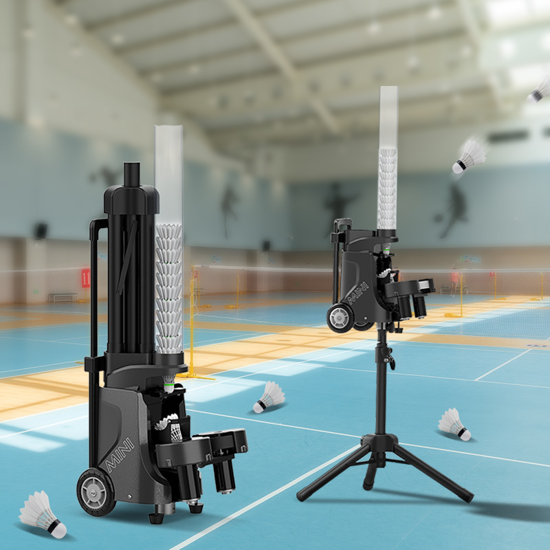 Easy Operation Mini Badminton Training Machine PB MINI PRO with Mobile APP Control for Youth Practice