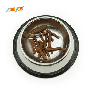 Tigela fácil de limpar estável e antiderrapante, tigela de comida de aço inoxidável para cachorros - Product Image 4