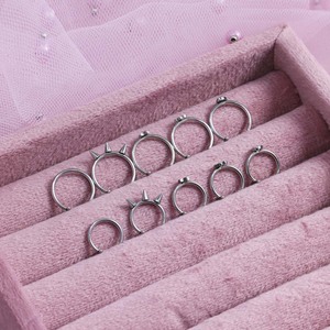 Juego de 5 piezas Goth Punk, anillos de <span class=keywords><strong>Nariz</strong></span> de <span class=keywords><strong>labio</strong></span> con Clip de acero inoxidable <span class=keywords><strong>en</strong></span> forma de T, pendientes de cartílago para hombres <span class=keywords><strong>y</strong></span> mujeres para bodas, fiestas, regalo - Product Image 5