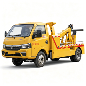 Camion de dépannage intégré 5 tonnes avec grue et remorque – Véhicule de sauvetage routier léger - Product Image 1