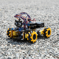 ACEBOTT Kits de Coches Robóticos STEM Personalizados ESP32 4WD Mecanum DIY, Robots Educativos de Programación Python para Niños de 16 Años para Arduino