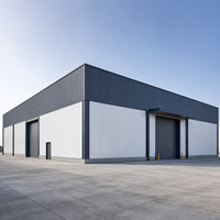 Nave Industrial Prefabricada de Acero, Fácil de Montar, de Alta Calidad, Resistente a la Intemperie, para Almacenamiento, Garaje o Fábrica