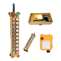 Control Remoto Industrial Inalámbrico de 18 Botones y Una Sola Velocidad F24-18S para Grúas Torre
