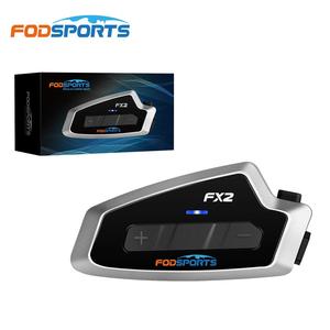 Fodsports headset interkom tahan air 3 pengendara, headset helm aksesori motor interkom dupleks 1000M - Product Image 1