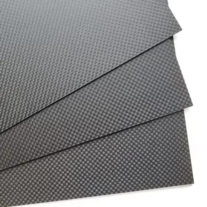 Stock Available 3k Carbon Fiber Sheet 2x2 Matte 1mm 2mm 3mm Thickness