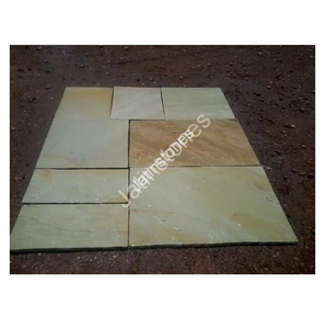 Dalles de pierre naturelle Tint Mint Sandstone pour revêtement mural, revêtement de sol, cour, terrasse, allée, pierre de finition premium pour extérieur - Product Image 2