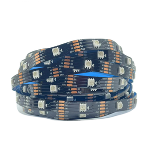 Tira de <span class=keywords><strong>LED</strong></span> WS2815 de Color Mágico, DC12V 5050 SMD, IC Integrado, Luz Intermitente Direccionable, 30/60/96/144 <span class=keywords><strong>LED</strong></span> Opcionales - Product Image 3