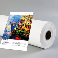 Rouleau de toile jet d'encre mate 390 g/m² 2026 Colorway 100 % coton imperméable sans OBA pour impression Giclée professionnelle
