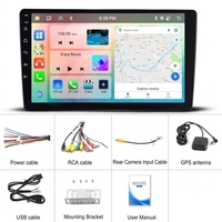 Écran tactile IPS 7/9/10,1 pouces, autoradio 4G+64G, Carplay sans fil, Android Auto, lecteur multimédia universel, autoradio, GPS intégré, BT