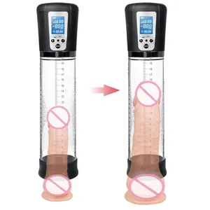 Penis exerciser male penis enlargement lengthen erection exercise cock penis pump, massage vibration pump amplifying pump