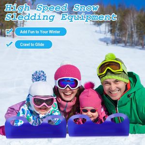 Tapis de glisse pour la neige en HDPE flexible, traîneau <span class=keywords><strong>volant</strong></span>, traîneaux en rouleau pour adultes, légers et durables, marque Qishang, couleur personnalisée - Product Image 2