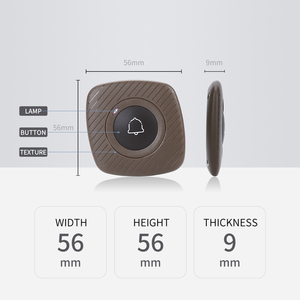 Bouton d'appel intelligent sans fil pour soignant, alerte d'appel infirmier par vibration pour personnes âgées/patients/handicapés à domicile, 1 récepteur au poignet - Product Image 5