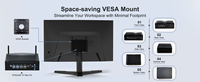 Mini PC Industrial I3 1215U, Doble RJ45 Ethernet, RS232, 4K, 1*DDR5, 4*USB 3.0, 4*USB 2.0, Win10