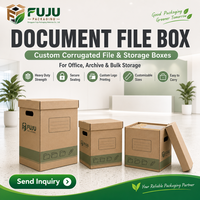 Boîtes en carton ondulé écologiques tendance fabriquées à la main FUJU - Forme personnalisée, doublure personnalisée, impression de logo personnalisée, utilisation multi-industrielle