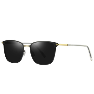 Lunettes de soleil de sport unisexes à vision nocturne, verres jaunes tendance, verres polarisés UV400, monture transparente/Tac argentée pour adultes, conduite de nuit - Product Image 6