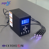 Lampe de poche UV portable LED système de lumière de polymérisation 365nm 395nm Machine avec 4 Heahs pour traitement de distributeur de colle UV